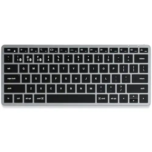 Tastatura Wireless Satechi Slim X1 Bluetooth retroiluminata, US (Gri)