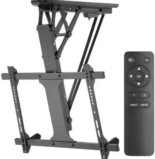 Suport Tavan Maclean MC-880, Electric, 32inch-70inch, 35 Kg (Negru)