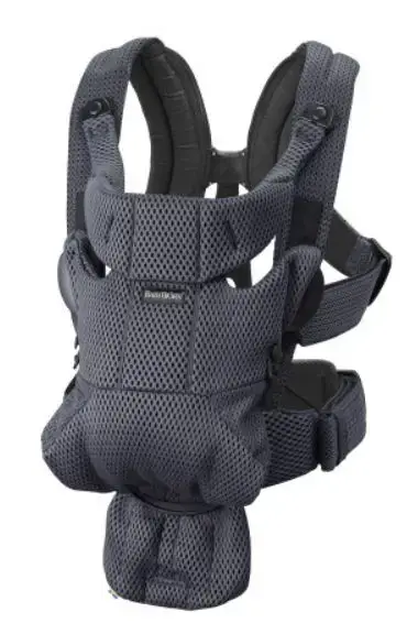 Ham anatomic BabyBjorn Move, Anthracite, 3D Mesh, 3.2 - 12 kg (Negru/Gri)