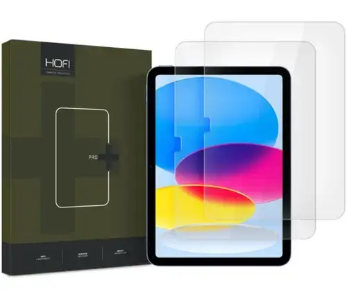Folie de protectie Ecran HOFI PRO+ pentru Apple iPad (2022), Sticla Securizata, Full Glue, Set 2 bucati