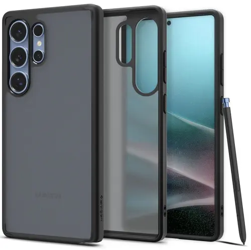 Husa pentru Samsung Galaxy S25 Ultra S938, Spigen ACS08962, Ultra Hybrid, Neagra