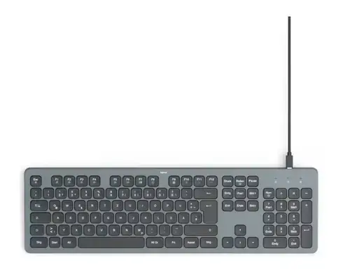 Tastatura Hama CK-400, Wired, USB, iluminare (Gri/Negru)