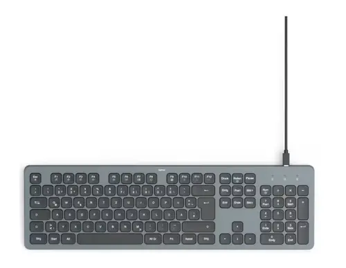 Tastatura Hama CK-400, Wired, USB, iluminare (Gri/Negru)