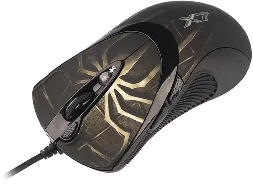 Mouse A4Tech EVO XGame Oscar X747, USB, Wired (Negru/Maro)
