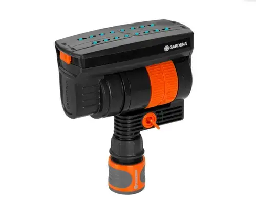 Sprinkler oscilant pentru gradina Gardena 08251-20, raza 3-18m (Portocaliu/Negru)