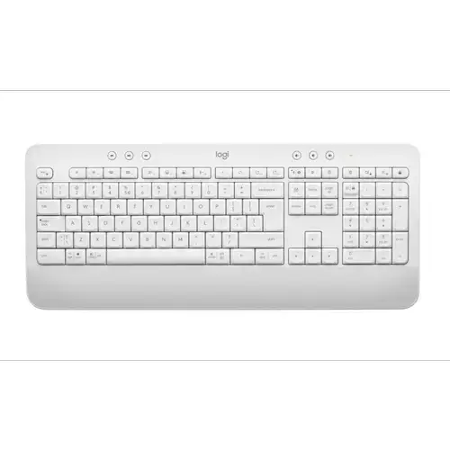 Tastatura Mecanica Logitech Signature K650, Layout German, USB, Wireless (Alb)