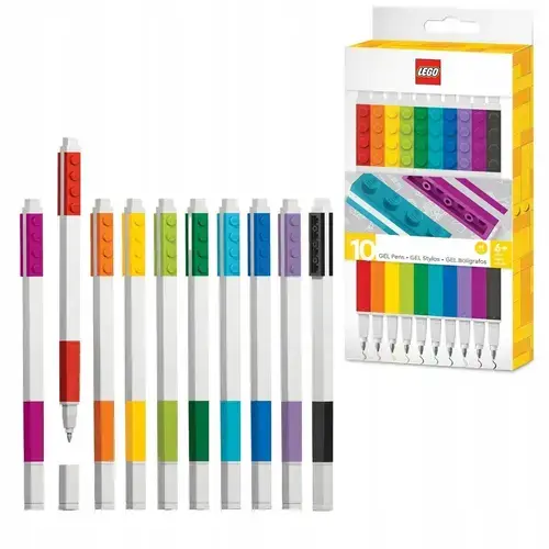 Set 10 pixuri LEGO, Multicolor