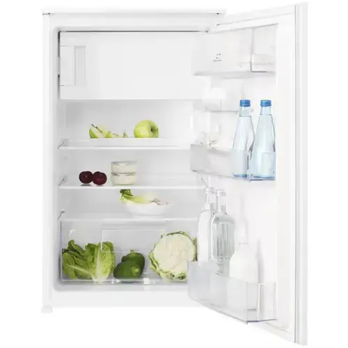 Frigider cu o usa incorporabila Electrolux LFB2AE88S1, 110 l, Usa reversibila slide, Control electronic, Clasa E, H 88 cm (Alb)
