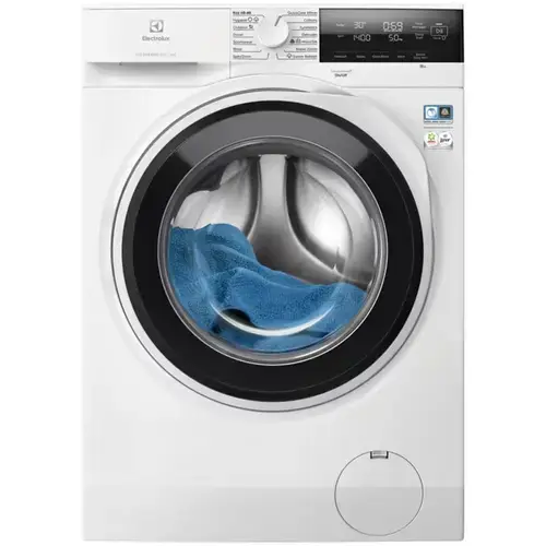 Masina de spalat rufe Electrolux SteamCare 700 EW7F3484E, 8 kg, 1400 RPM, Clasa A, Motor Inverter MagnetPermanent, SensiCare, TimeManager, Rapid 20 min (Alb)