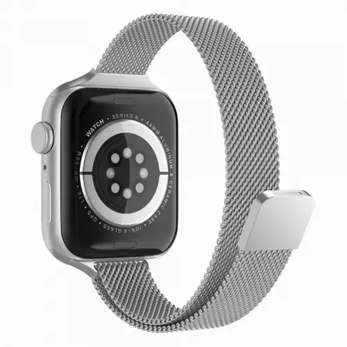 Curea Techsuit W034 pentru Apple Watch 42mm / 41mm / 40mm / 38mm Series, Argintiu