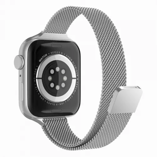 Curea Techsuit W034 pentru Apple Watch 42mm / 41mm / 40mm / 38mm Series, Argintiu
