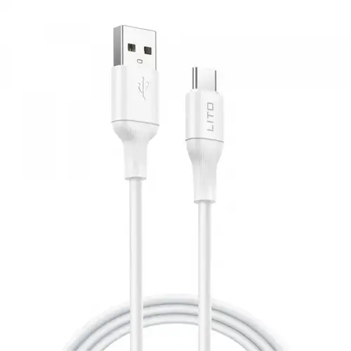 Cablu Date si Incarcare USB-A - USB-C Lito LD06T, 18W, 1m