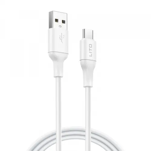 Cablu Date si Incarcare USB-A - USB-C Lito LD06T, 18W, 1m