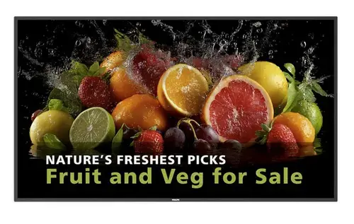 Ecran Profesional VA LED Philips 54.6inch 55BDL5050D/00, UHD (3840 x 2160), HDMI, DisplayPort, Boxe (Negru)