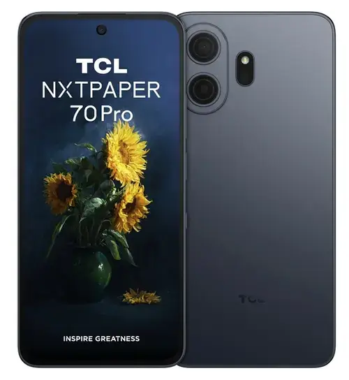Telefon Mobil TCL NxtPaper 70 Pro, Procesor Mediatek Dimensity 7300 Octa-Core, IPS LCD Capacitive Touchscreen 6.9inch, 8GB RAM, 256GB Flash, Camera Duala 50 + 8 MP, Wi-Fi, 5G, Dual Sim, Android (Albastru)