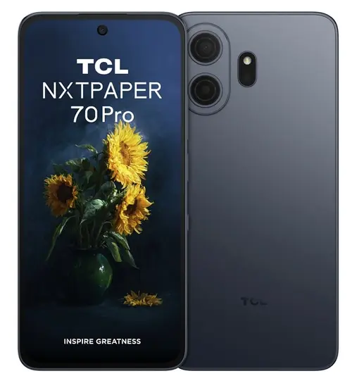 Telefon Mobil TCL NxtPaper 70 Pro, Procesor Mediatek Dimensity 7300 Octa-Core, IPS LCD Capacitive Touchscreen 6.9inch, 8GB RAM, 256GB Flash, Camera Duala 50 + 8 MP, Wi-Fi, 5G, Dual Sim, Android (Albastru)