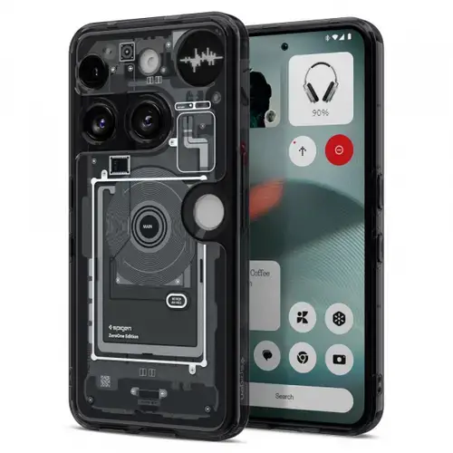 Husa pentru Nothing Phone (3a), Spigen, Ultra Hybrid, Neagra
