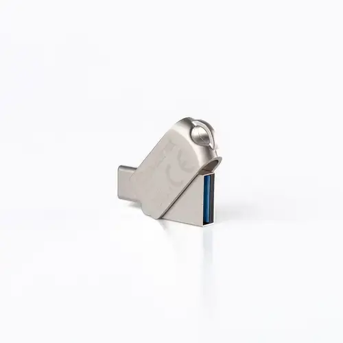 Memorie USB Platinet 64 Gb, 2IN1, USB 3.0 si Type-C, metalic