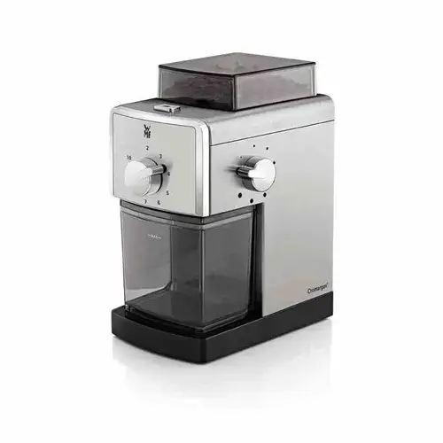 Rasnita de cafea din otel inoxidabil WMF, Argintiu/Negru, 110W