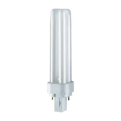 Lampa fluorescenta, Osram, G24Q-1, 18W, 2700K, Alb