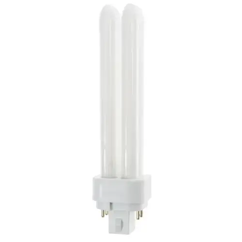 Bec fluorescenta, OSRAM, G24Q-2, 18W, 1130lm, 6500K, Alb Rece