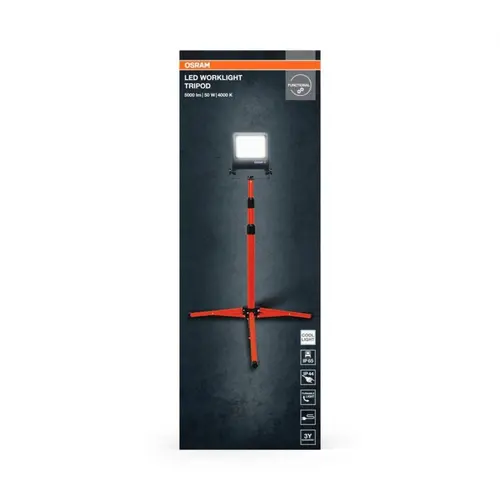 Lampa de lucru LED 1x50W, Osram, tripied, protectie IP65, inaltime maxima 1.8m