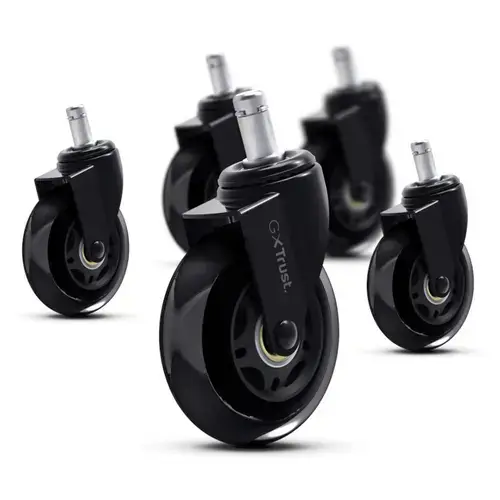 Set 5 roti pentru scaun gaming Trust GXT 702, Negru