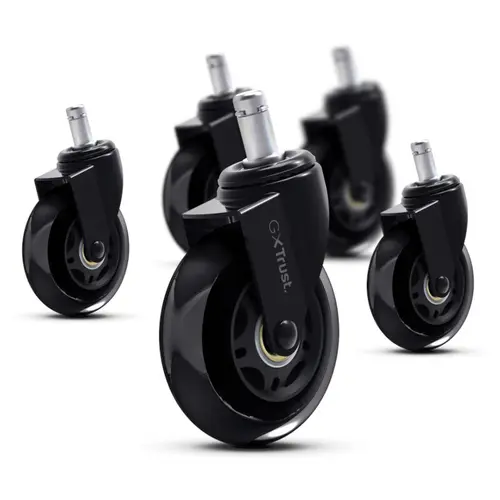 Set 5 roti pentru scaun gaming Trust GXT 702, Negru