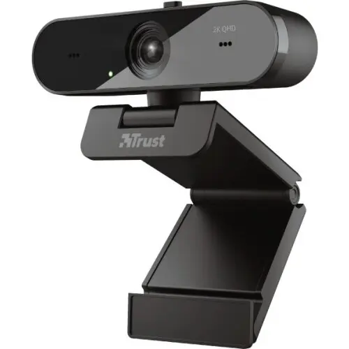 Camera Web Trust Taxon QHD, interfata USB 2.0, rezolutie video 2560x1440, 30 fps, Negru