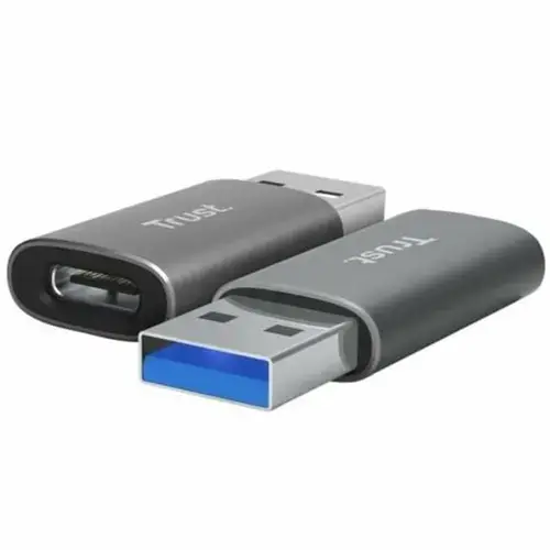 Adaptor USB Trust 25573, set de 2 unitati, material ABS, Gri