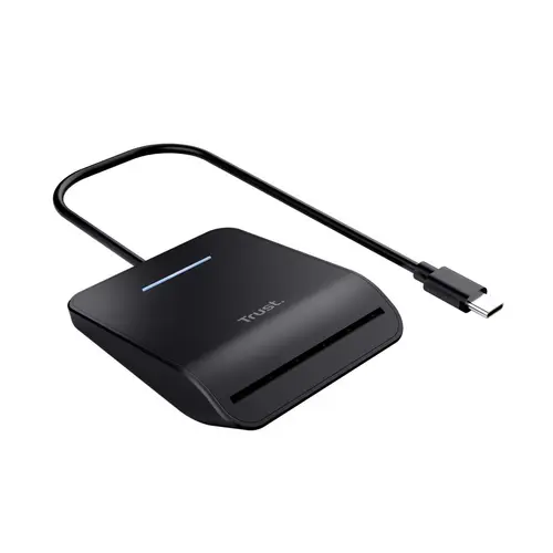 Cititor de carduri Trust Primo 26061, USB-C, Negru