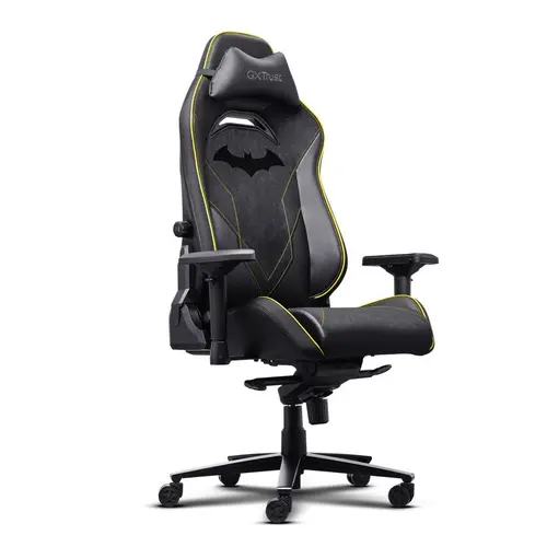 Scaun gaming Trust GXT 721BM Ruya Pro, teherbiran 150kg, cu suport pentru spate, brate ajustabile, Negru
