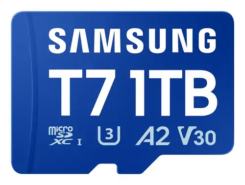 Card de memorie SAMSUNG T7 MB-MB1T0T/WW, microSDXC, 1TB, U3, A2, V30