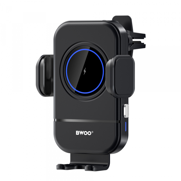 Incarcator Auto Wireless BWOO ZJ137, 15W, 1.67A, Negru
