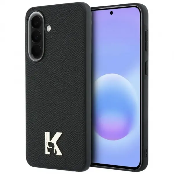 Husa pentru Samsung Galaxy A37 5G, Karl Lagerfeld, Karl Head Logo, Neagra