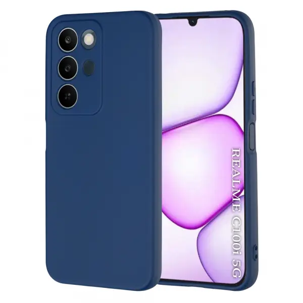 Husa pentru Realme C100 5G, Techsuit, SoftFlex, Bleumarin