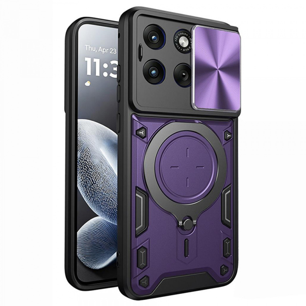 Husa pentru Motorola Edge 70 Fusion, Techsuit, CamGuard Pro, Mov
