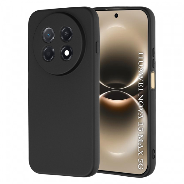 Husa pentru Huawei nova 15 Max, Techsuit, SoftFlex, Neagra