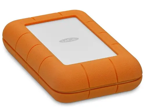 HDD Extern LaCie Rugged, 5Tb, USB 3.1 Type-C, 2.5inch, 130 MB/s (Portocaliu)