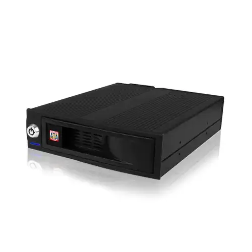 Rack intern Raidsonic IB-170SK-B, HDD 3.5'' SATA, ventilator 40 mm, Negru