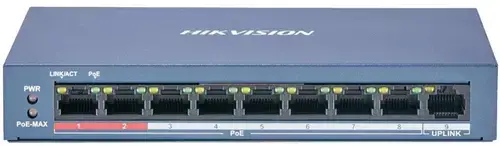Switch Hikvision DS-3E0109P-E/M(B), 8 Porturi