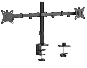 Suport 2 monitoare birou Gembird MA-D2-01, 32inch, 18 kg (Negru)