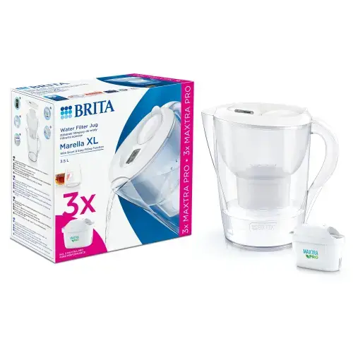 Starter pack BRITA Marella XL 3.5 L (+ 3 filtre Maxtra PRO (Alb)