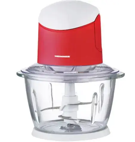 Tocator Heinner HMC-K500WHR, 500 W, 1 L (Alb/Rosu)