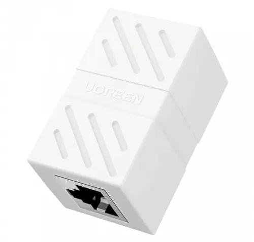 Adaptor Retea UGREEN NW114, RJ45 (Mama) - RJ45 (Mama), Alb