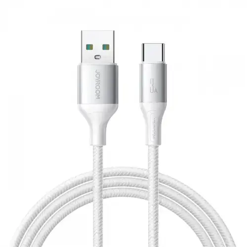 Cablu Date/Incarcare Joyroom S-A28 Flash, USB-A - USB-C, 30W, 2m (Alb)