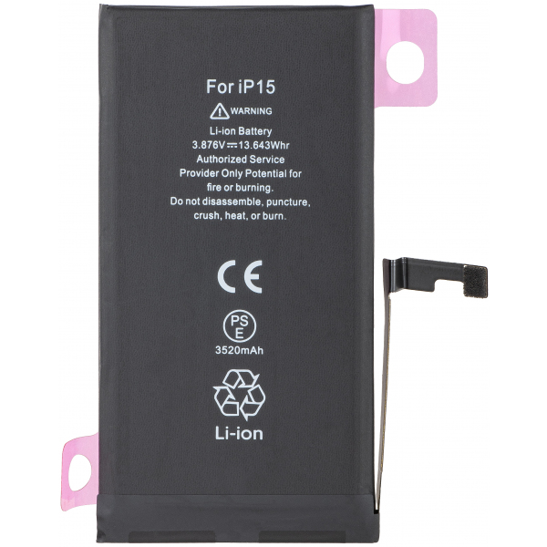 Acumulator Apple iPhone 15, Diagnostic High Capacity
