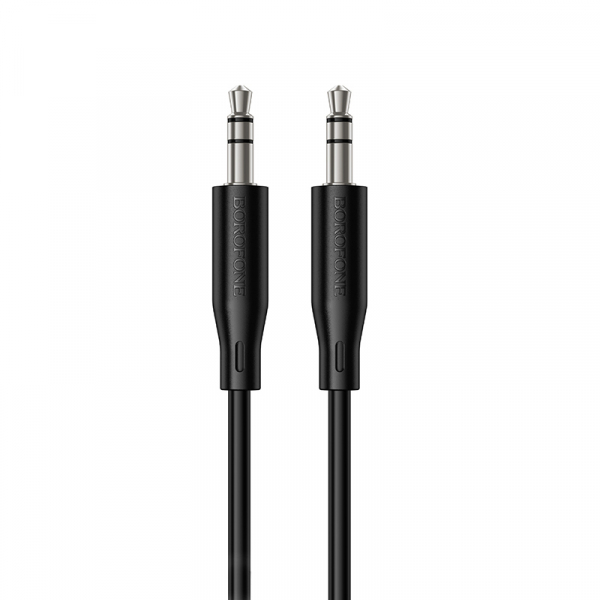Cablu Audio 3.5mm - 3.5mm Borofone BL26 Standard, 1m, Negru