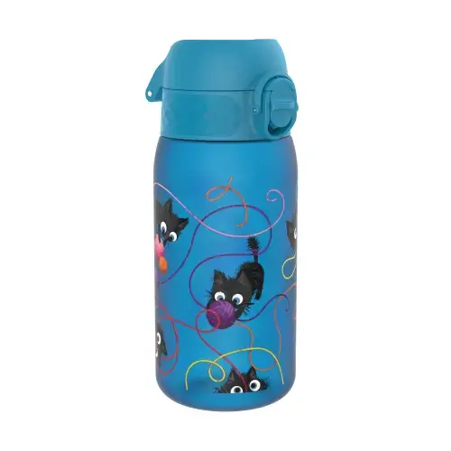 Sticla apa pentru copii Ion8 Cats, recyclon, 350ml