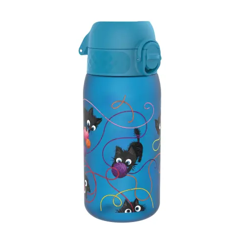 Sticla apa pentru copii Ion8 Cats, recyclon, 350ml